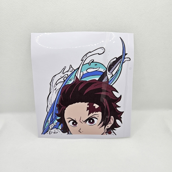 Demon Slayer Decals All 5 Zenitsu Nezuko Tanjiro Shinobu Rengoku - Picture 3 of 8